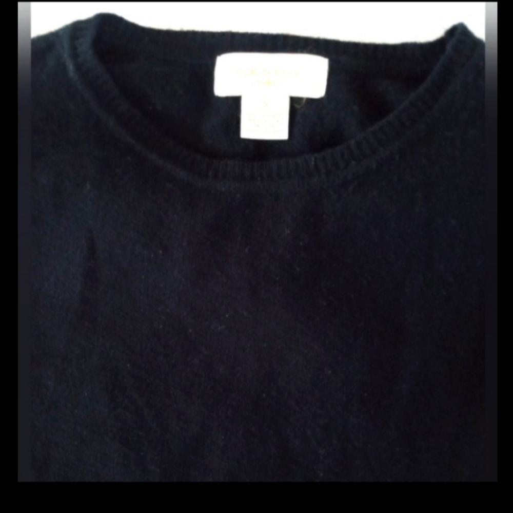 PECK & PECK 100% Cashmere 2 Ply Black Pullover Sweater | S - Picture 4 of 6